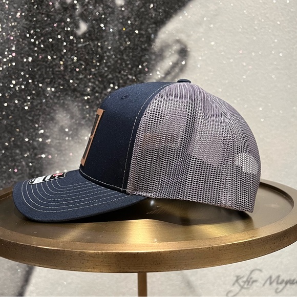 SnapBack Mesh Hat Navy Grey - Picture 2 of 8